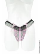 Женские сексуальные трусики шортики и эротические стринги (страница 10) - трусики с розовыми бантиками фото