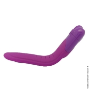 Силіконові вібратори - вібромасажер slaphappy purple bendable 5 in1 vibrator фото