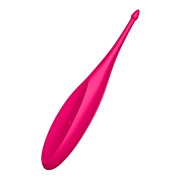 Вибратор для клитора - satisfyer twirling fun magenta - вибратор точечный, 17,5х3,2 см, (розовый) фото