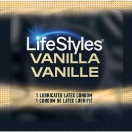 Фото lifestyles - flavors vanilla - презерватив ароматизированный, 1 шт (ваниль) в профессиональном Секс Шопе