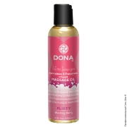Массажное масло для тела, масла и свечи для эротического массажа - масажне масло з ароматом ягід dona massage oil blushing berry фото