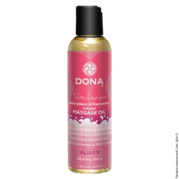 Фото масажне масло з ароматом ягід dona massage oil blushing berry в профессиональном Секс Шопе