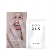 Оральная (съедобная) - bijoux indiscrets slow sex - oral sex strips - полоски для орального секса  фото