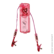 Вібратори для грудей - стимулятор на соски nipple clamps pink фото