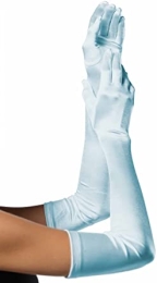 Фото leg avenue - перчатки длинные, s-l (голубой) в профессиональном Секс Шопе
