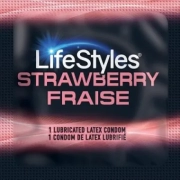 Презервативы недорогие (страница 2) - lifestyles - strawberry - презерватив ароматизированный, 1 шт (клубника) фото