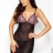 Пенюар - WHITNEY CHEMISE black