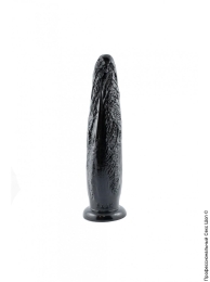 Фото секс-игрушка cabbage cock black, 27х6 см в профессиональном Секс Шопе