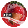 ONE Flavor Waves Chocolate Strawberry - оральный презерватив со вкусом клубники - ONE Flavor Waves Chocolate Strawberry - оральный презерватив со вкусом клубники