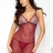 Эротический пенюар - WHITNEY CHEMISE red