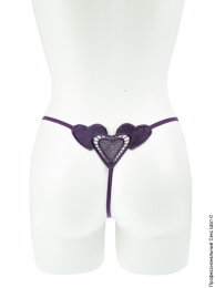 Фото фіолетові трусики з сердечками в профессиональном Секс Шопе