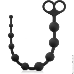 Фото 34 см силиконовый шнур с 10 шарами для влагалища и ануса в профессиональном Секс Шопе