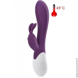 Фото вибратор g-spot с кроликом mассирующим клитор функция нагрева 45° в профессиональном Секс Шопе