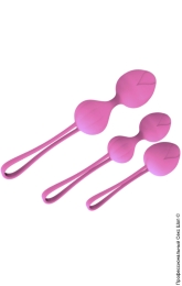 Фото набор вагинальных шариков с вибрацией - pink trio в профессиональном Секс Шопе