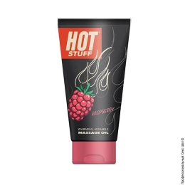 Фото масажне масло на водній основі з ароматом малини topco sales hot stuff warming oil raspberry в профессиональном Секс Шопе