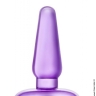 Анальная пробка ECLIPSE ANAL PLEASER Medium фиолетовый, 12х3,5см