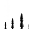 Набор анальных плагов MENZSTUFF 3-PIECE ANAL CONE SET BLACK, диаметр 1,4см-2,6см - Набор анальных плагов MENZSTUFF 3-PIECE ANAL CONE SET BLACK, диаметр 1,4см-2,6см
