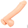 Фалоімітатор з мошонкою Basix 10 Dong with Suction Cup - Фалоімітатор з мошонкою Basix 10 Dong with Suction Cup