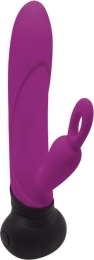 Фото adrien lastic mini bonnie - вибратор с вращением ствола с петелькой для пальчика 19.7х3.6 см (фиолетовый) в профессиональном Секс Шопе