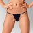 Art of Sex - Sexy Panties plug size S - Женские трусики XS-2XL с силиконовой анальной пробкой (чёрные)