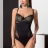 Эротическое боди - FLORIS BODY black