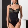 Еротичне боді - FLORIS BODY black - Еротичне боді - FLORIS BODY black