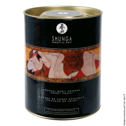 Фото їстівна пудра для тіла shunga в профессиональном Секс Шопе