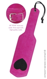 Фото елегантна рожева шлепалка з замша в профессиональном Секс Шопе