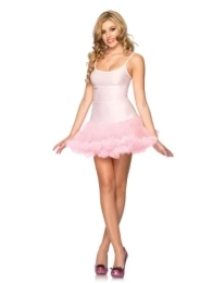 Фото leg avenue - невероятно воздушное платье-подъюбник, m/l (розовое) в профессиональном Секс Шопе
