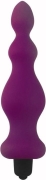 Насолода 2023 - adrien lastic bullet amuse purple - анальная пробка с вибрацией 14.5х3,9см (пурпурный) фото