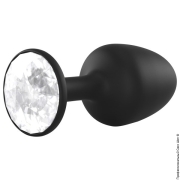 Анальные пробки ❤️ из силикона - анальна пробка marc dorcel geisha plug diamond з металевою кулькою всередині фото
