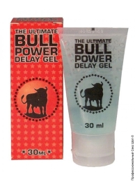 Фото гель для тривалості статевого акту bull power delay gel, 30мл в профессиональном Секс Шопе