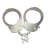 Adrien Lastic Handcuffs Metallic - наручники металлические полицейские