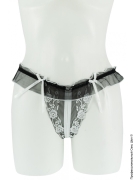 Женская сексуальная одежда и эротическое белье (сторінка 40) - трусики з білими бантиками фото
