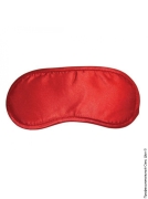 маски - тканинна червона маска на очі sex and mischief - satin red blindfold фото