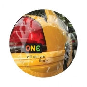 Презервативы недорогие - one color sensation - презерватив цветной (желтый) фото
