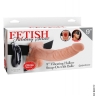 Страпон з вібрацією 9 Vibrating Hollow Strap-On with Balls - Страпон з вібрацією 9 Vibrating Hollow Strap-On with Balls
