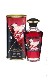 Фото масажне масло aphrodisiac - oils blazing cherry, 200ml в профессиональном Секс Шопе
