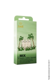 Фото набор презервативов amor mix, 12 шт. в профессиональном Секс Шопе