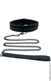 Фото нашийник з повідцем sportsheets - midnight lace collar and leash в профессиональном Секс Шопе