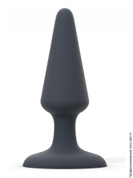 Фото анальна пробка на присоску orange plug with suction cup, 13х7см в профессиональном Секс Шопе