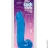 Гелевый фаллоимитатор Doc Johnson Jelly Jewels - Cock and Balls with Suction Cup - Blue