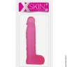 Розовый фаллоимитатор XSKIN 8 PVC DONG - TRANSPARENT, PINK - Розовый фаллоимитатор XSKIN 8 PVC DONG - TRANSPARENT, PINK