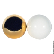 Вагинальные шарики ❤️ пластик - вагінальні кульки le chic sensuous balls gold and white фото