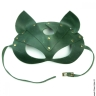 Зелена преміум маска кішечки LOVECRAFT з натуральної шкіри в подарунковій упаковці - Зелена преміум маска кішечки LOVECRAFT з натуральної шкіри в подарунковій упаковці