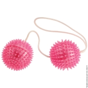 Купить вагинальные шарики для начинающих - вагінальні кульки vibratone love balls minx фото