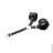 Пробка Diogol Anni R Heart Black 25мм с кристаллом в виде сердечка