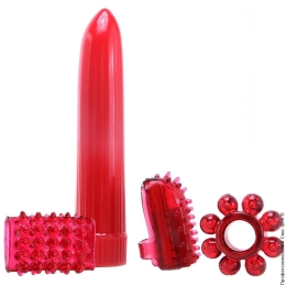 Фото набор climax kit in neon red в профессиональном Секс Шопе