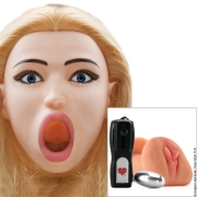 CyberSkin - надувна лялька kayden's deep throat doll with cyberskin pussy & ass фото