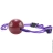 Кляп фиолетовый Japanese Silk Love Rope Ball Gag